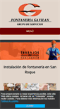 Mobile Screenshot of fontaneriagavilan.com